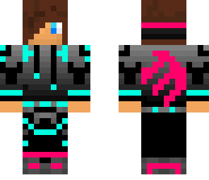 cool blue and  pink teen