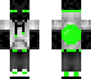 green enderman in hoody