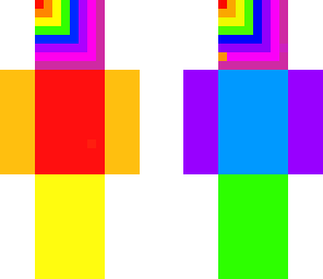 awesome rainbow skin