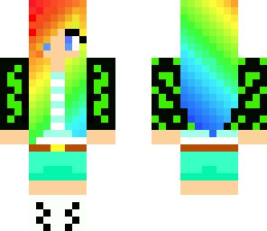 rainbow girl