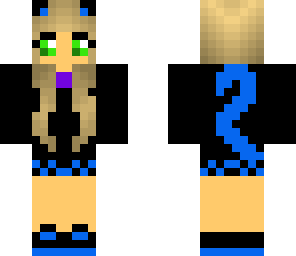scourge girl with collar and white gloves