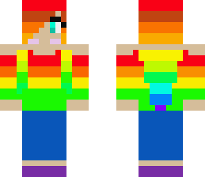rainbow girl