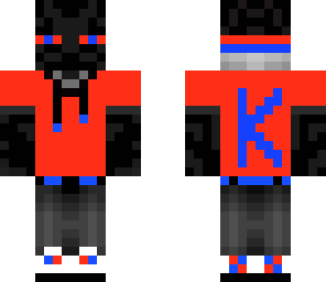 red and blue enderman