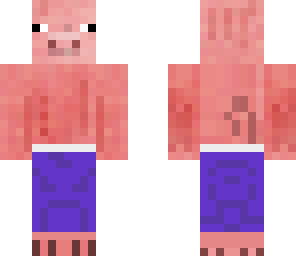 themajesticpig in trunks