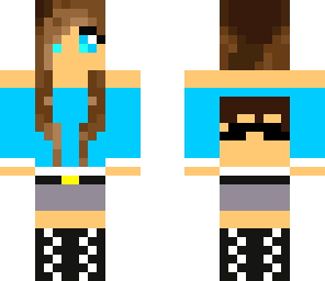 sky shirt girl