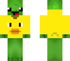 turtle in a duck hoodie