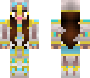 diamond and gold armor