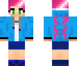 pink hair girl ikaros