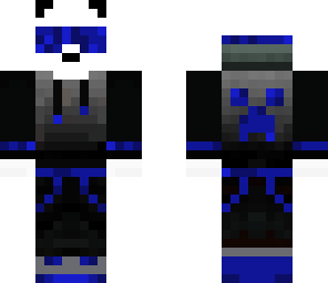 blue dj panda