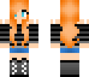 cute striped girl