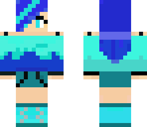 blue girl