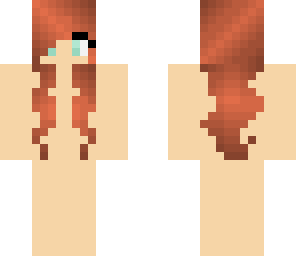 red or brown haired girl base