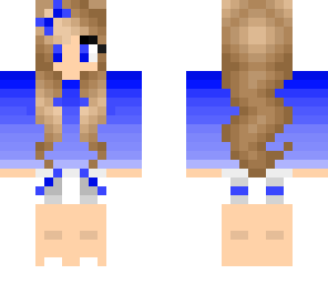 cute girl blue