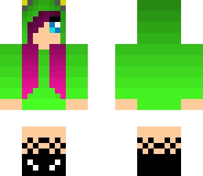 green frog girl