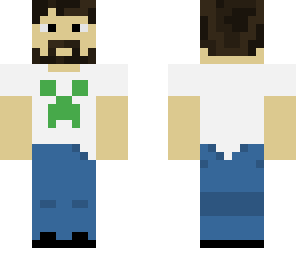 bearded minecrafter