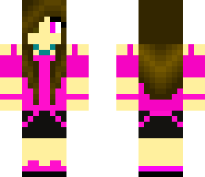 teen girl in pink