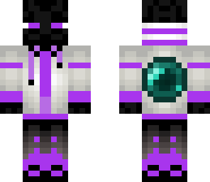 enderman in a dj hoodie outfit