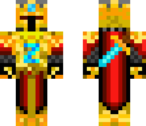 Blaze King Serbia Minecraft Skin