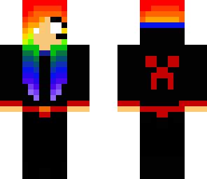rainbow gamer girl