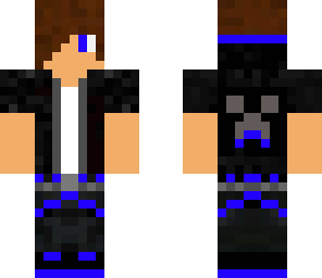 blue hood boy