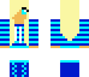 blue girl