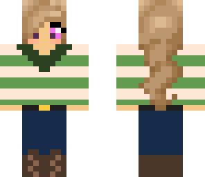 cowgirl green stripe