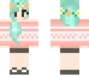 flower crown girl