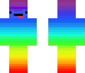 rainbow face