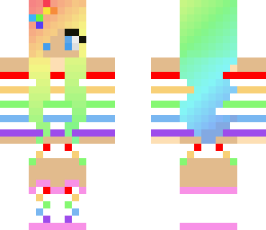 rainbow girl