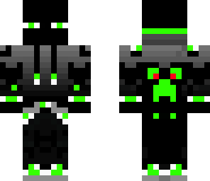 green and wite ender