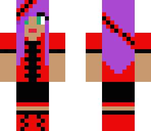 abba's girl in red and black