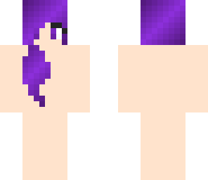 purple ponytail -ponytail collection