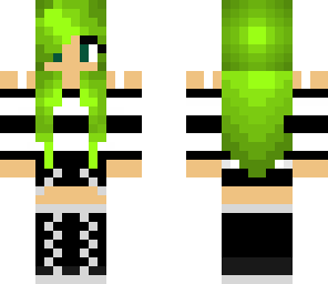 cute girl in green