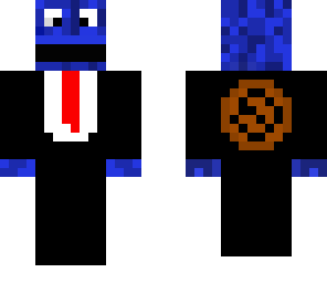 cookie in suit