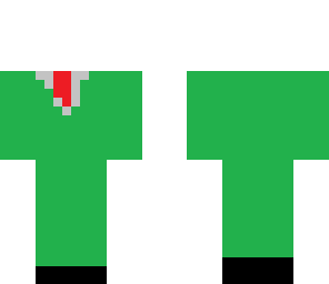 slender man in a green suit