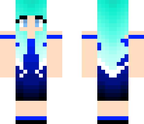 another blue girl