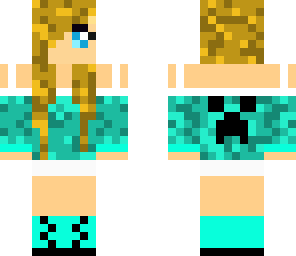 blue creeper girl
