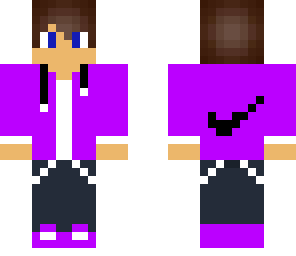purple nike boy