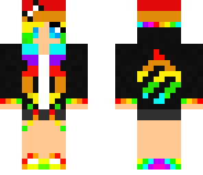 rainbow monster girl
