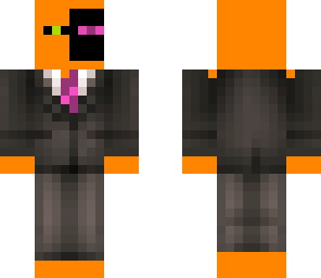 masked endermen in a suit