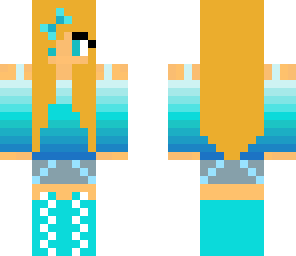 blonde water girl