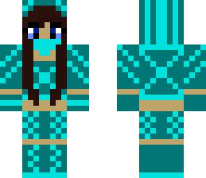 blue ninja girl