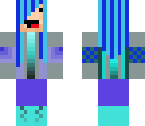 blue derp girl