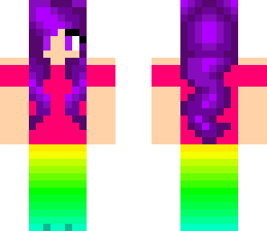 yellow blue pants flow girl
