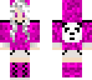 shy panda girl