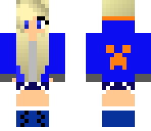 blue girl