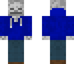 cool skeleton blue