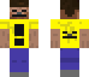 a skeleton steve