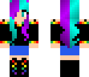 rainbow girl