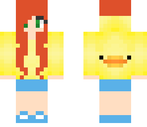 cute duck girl
